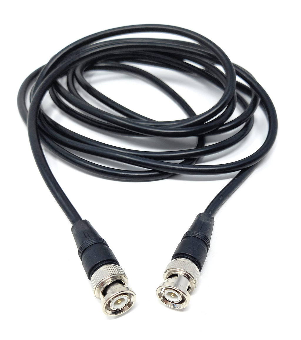 DRUT BNC Male to BNC Male Coax Lead 50 Ohm RG58/58U Coaxial Cable for Analogue and Serial Digital Interface Video Signals and CCTV Camera Equipment