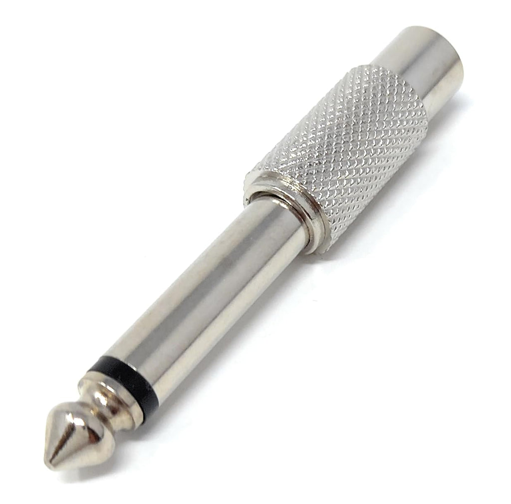 DRUT 6.35mm Mono Jack to RCA Phono Socket Cable Adapter