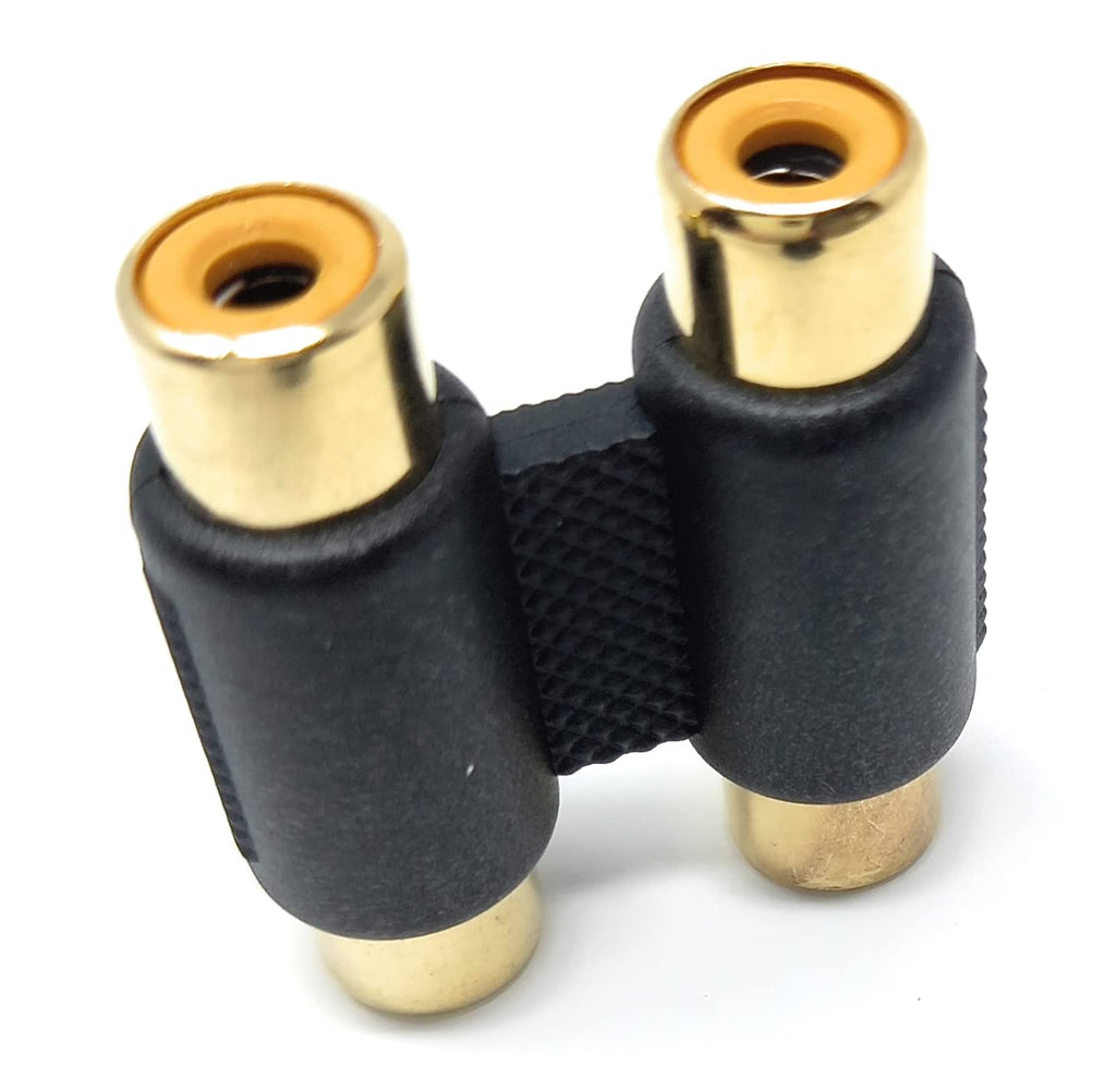 DRUT Phono RCA to RCA Coupler Joiner Female to Female Audio Connector Cable Adaptor Gender Changer