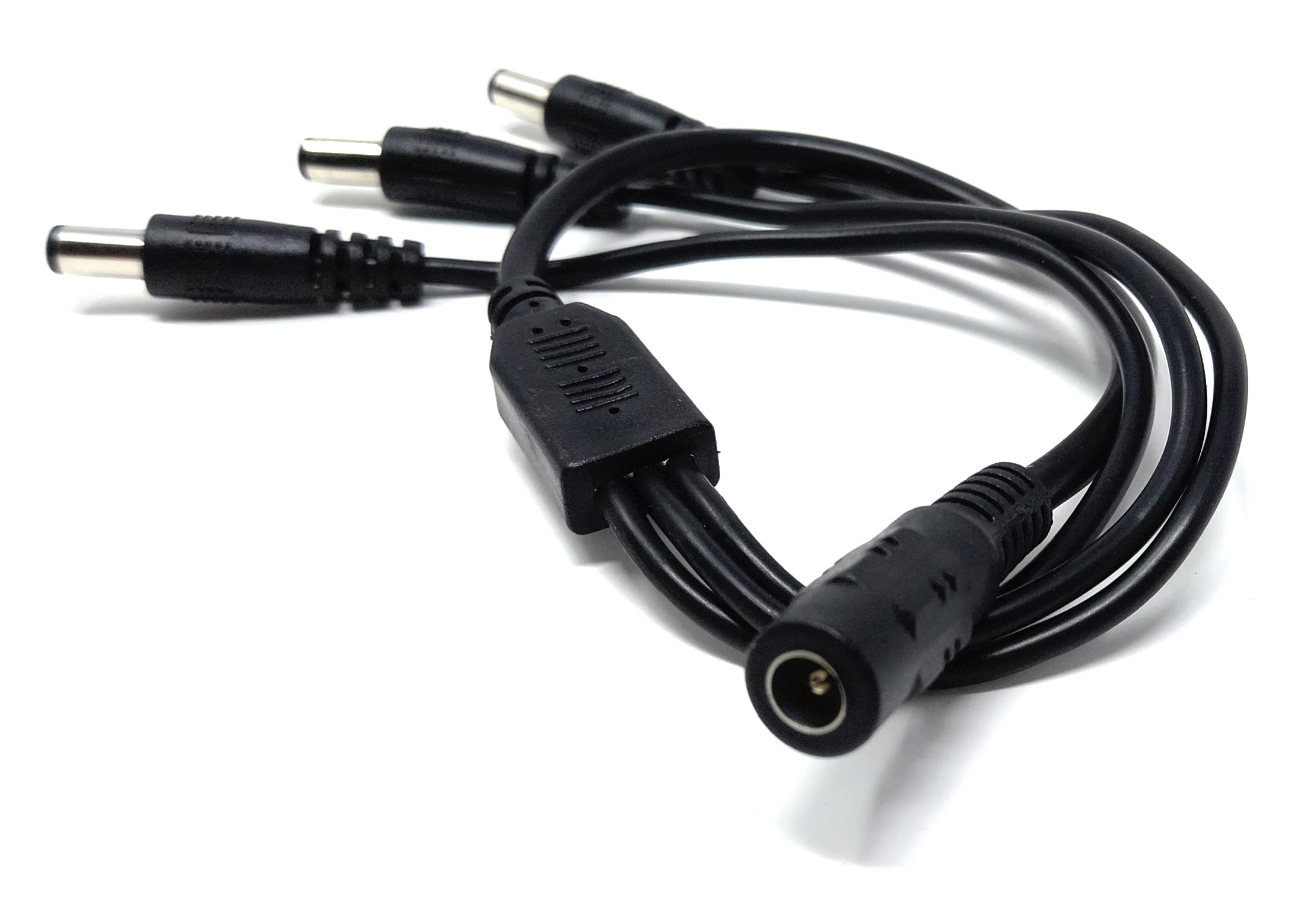 DRUT 5.5mm to 2.1mm DC Power Splitter Lead Adapter 12V PSU to LED, CCTV Camera Cable