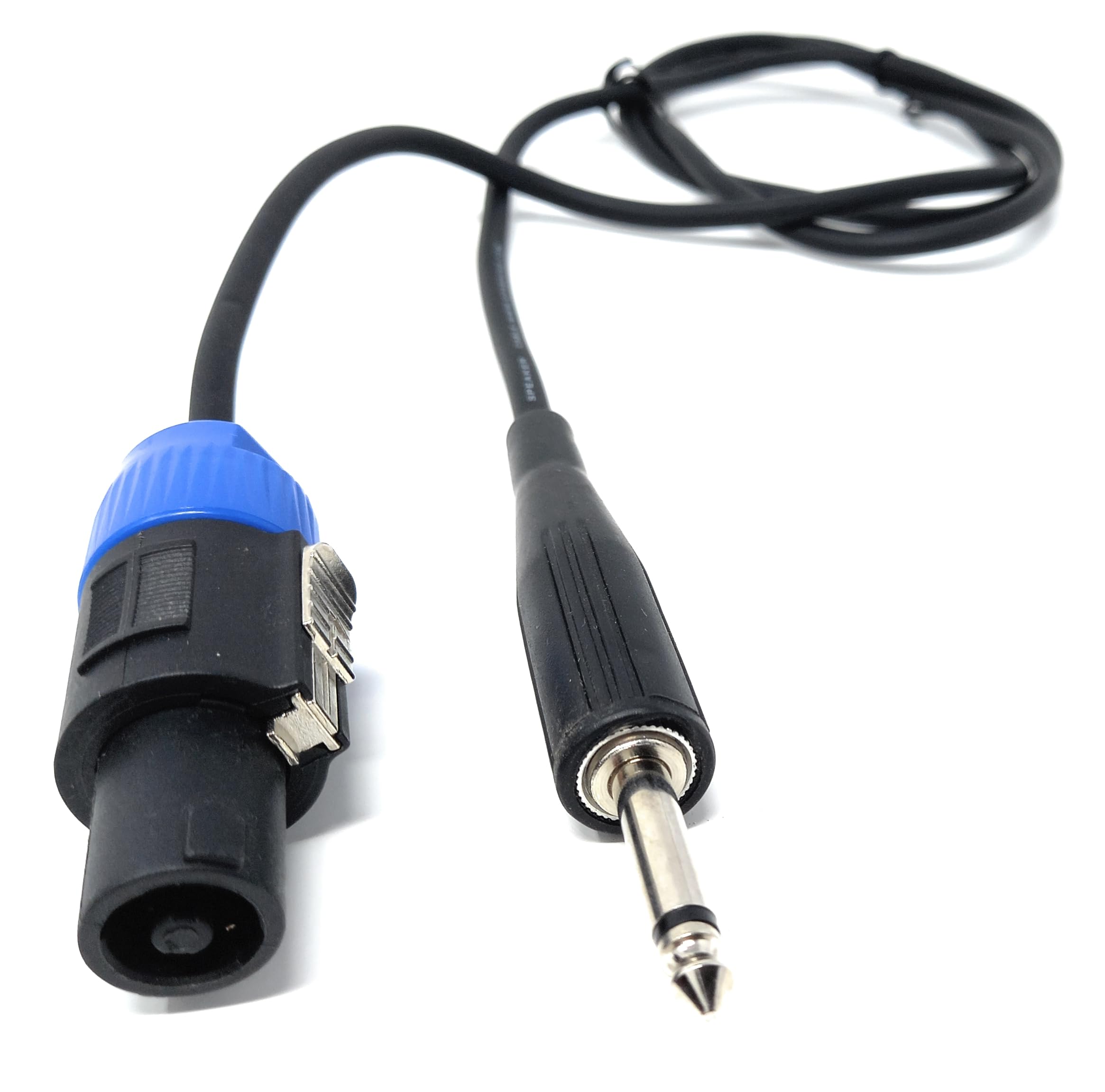 Speakon to 6.35mm 1/4'' Jack Low Loss PA Speaker, Guitar, Music Instrument Cable Lead