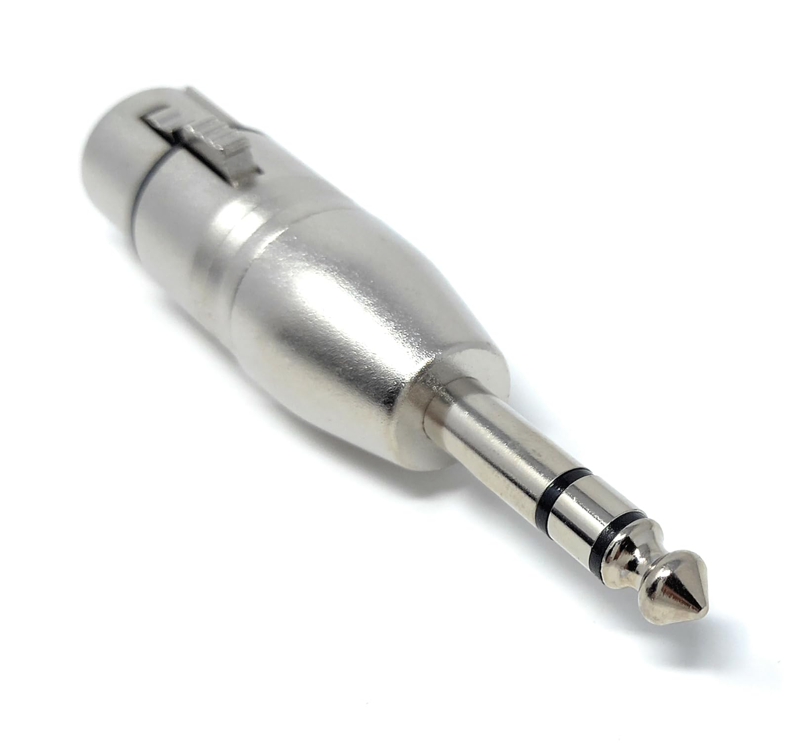 DRUT XLR Female 3 pin to 6.35mm Stereo Jack TRS Plug Adapter Cable Lead Converter