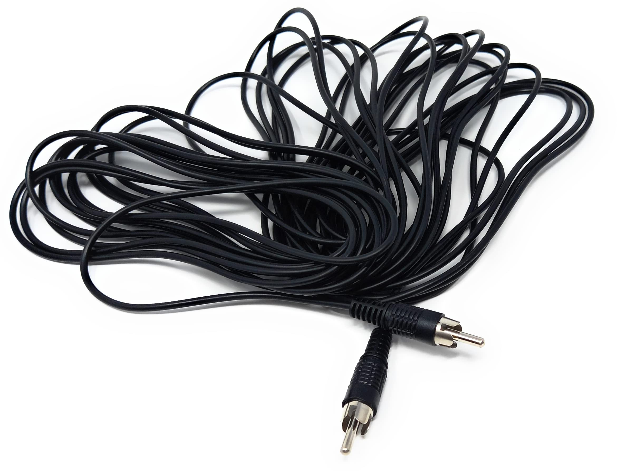 DRUT Single RCA to RCA Phono Plug to Plug Audio Cable, Speaker Male to Male Lead