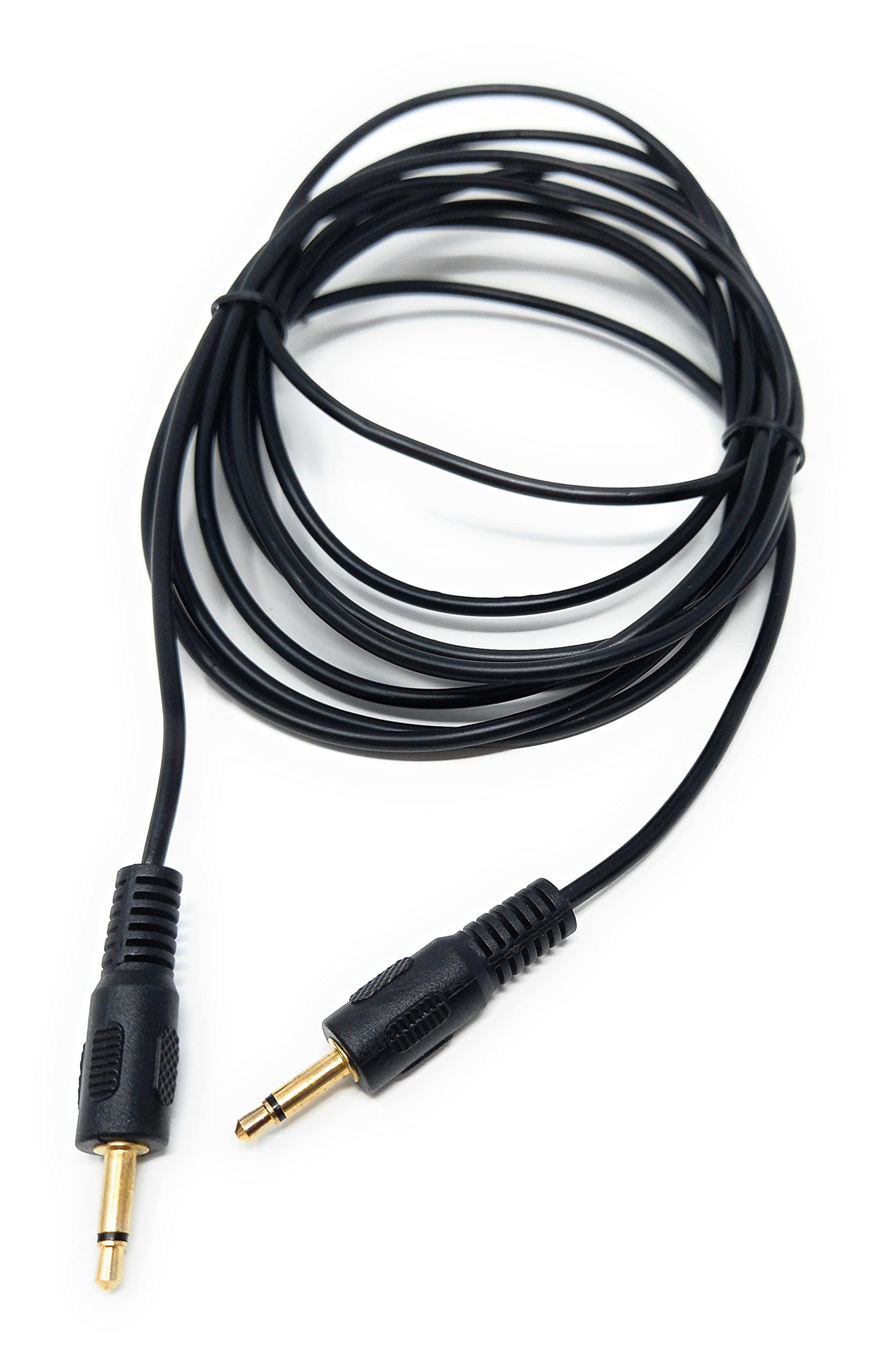 Mono 3.5mm to 3.5mm Mono Jack Plug Male to Male Cable Lead, Gold Connectors