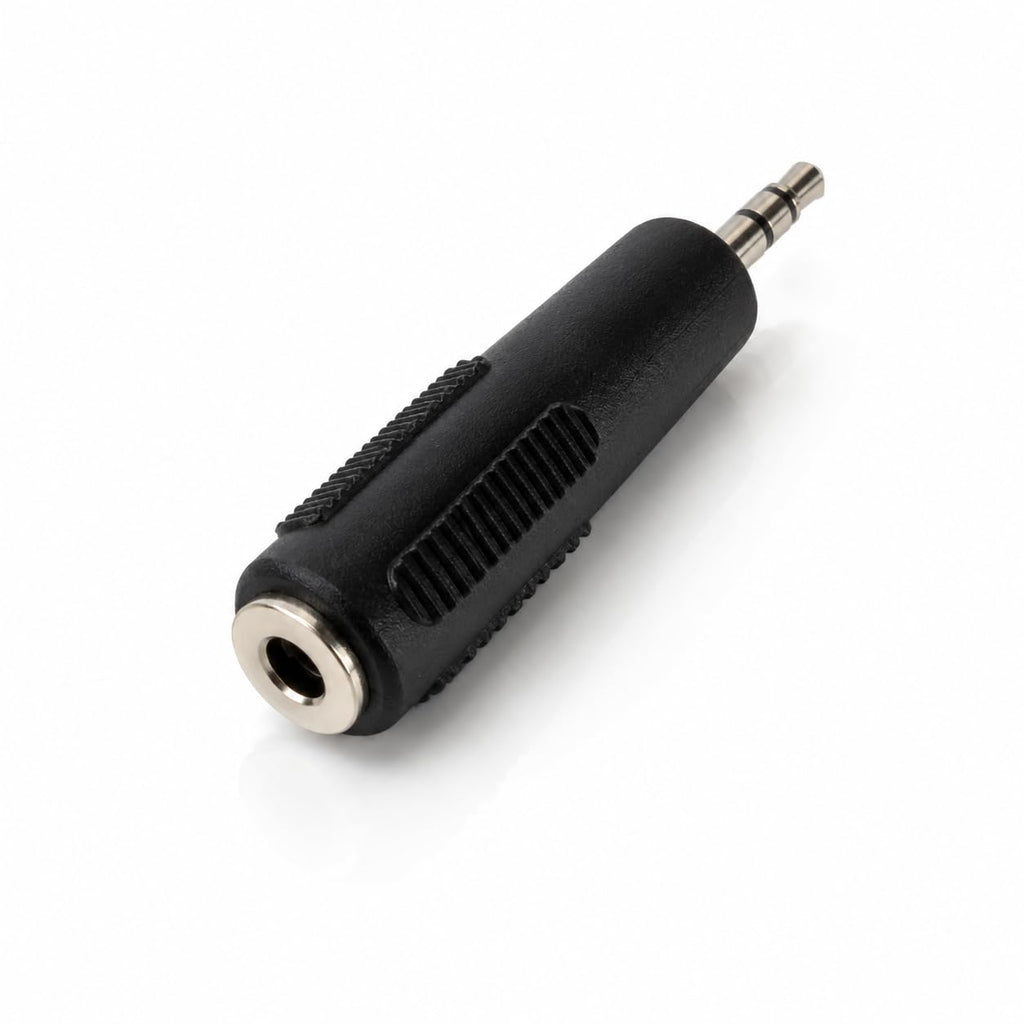 DRUT 2.5mm Stereo Jack to 3.5mm Socket Audio Adapter Cable, Male to Female 3 Pin AUX Converter for Headphones, Speakers, Car Audio & Portable Devices