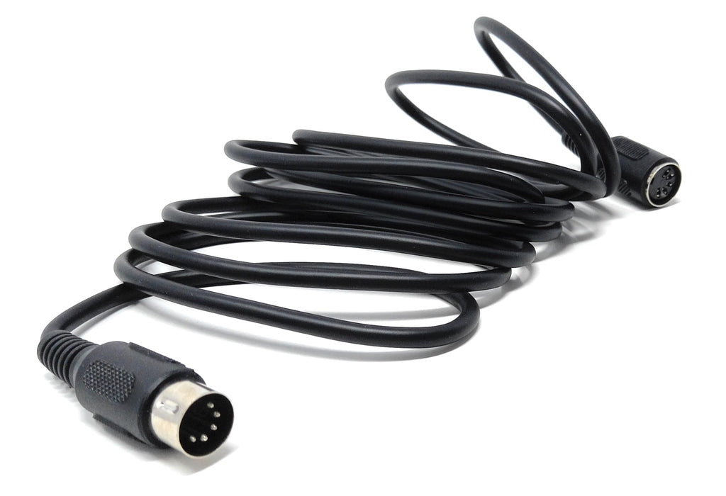 DRUT MIDI 5-PIN DIN Extension Cable, Male to Female, for MIDI Keyboard, Electric Piano, Synthesiser, MIDI Guitar