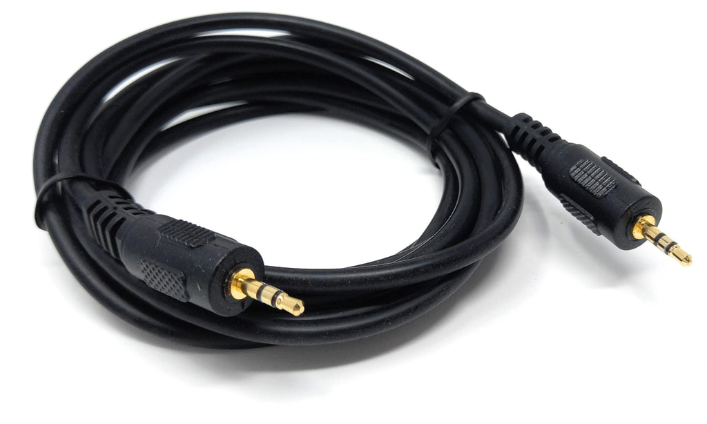 DRUT 2.5mm Jack to 2.5mm Jack Stereo Audio Cable Lead, Gold Connectors