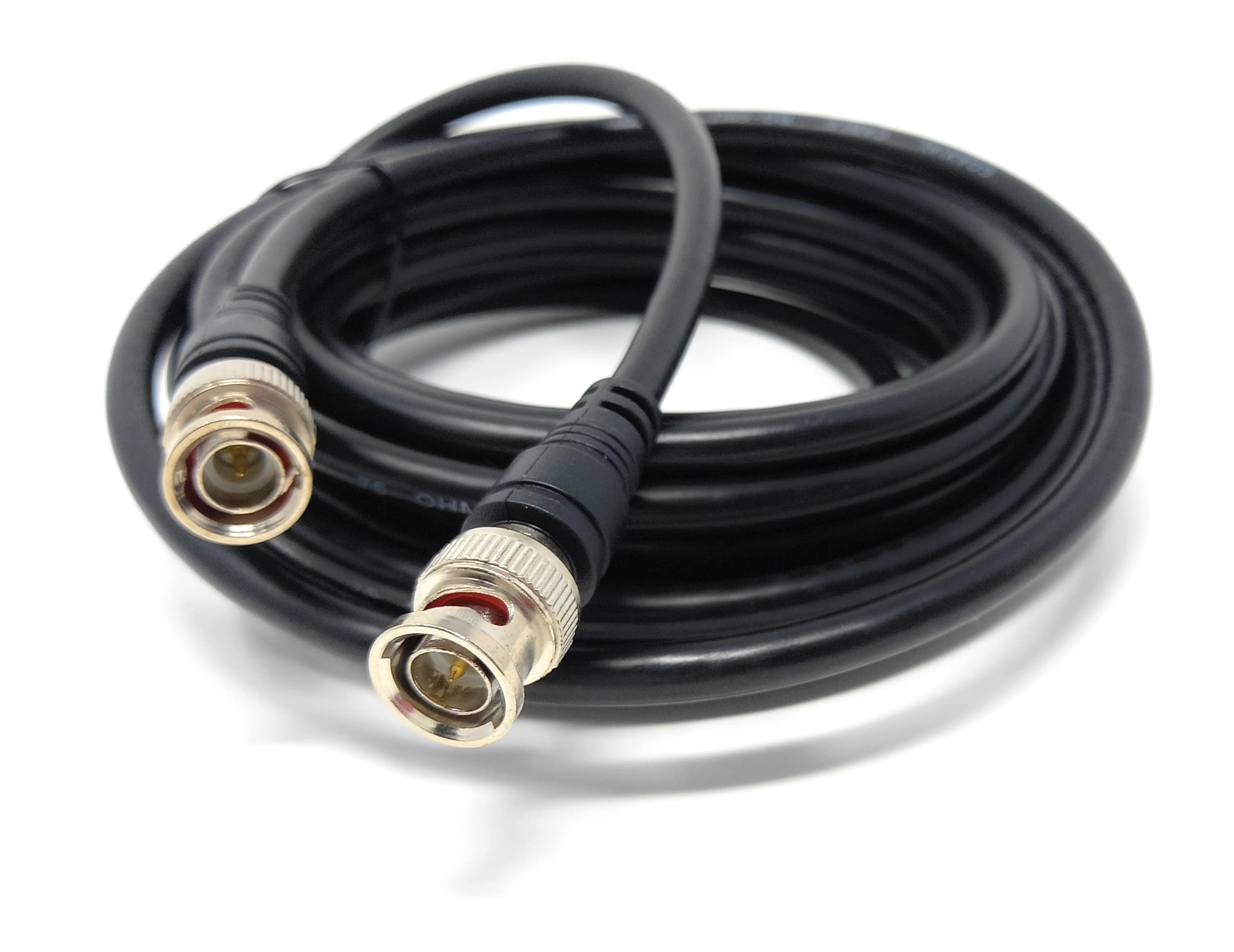DRUT BNC Male to BNC Male Coax Lead 50 Ohm RG58/58U Coaxial Cable for Analogue and Serial Digital Interface Video Signals and CCTV Camera Equipment