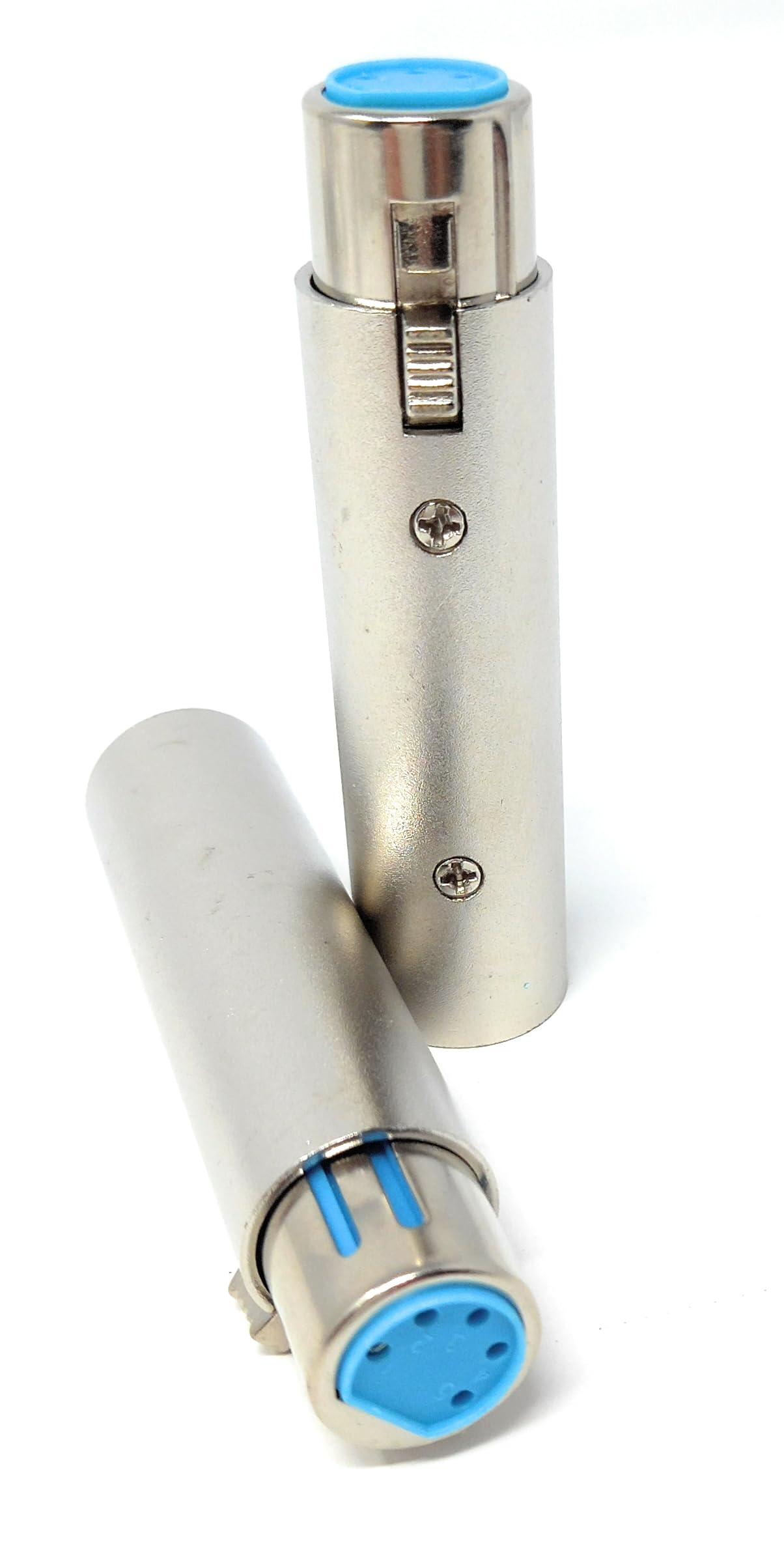 DRUT XLR 3-Pin Male to 5-Pin Female DMX Adapter – Audio, Video, Stage Light Converter, Joiner, Extender