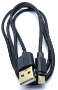 DRUT Micro USB to USB 2.0 Fast Charger Braided Cable 24AWG, A-Male to Micro B Gold Connectors Lead