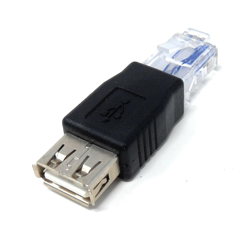 RJ45 to USB 2.0 Female Adapter, USB Female to LAN RJ45 Male Ethernet Network Adapter (10/100Mbps)