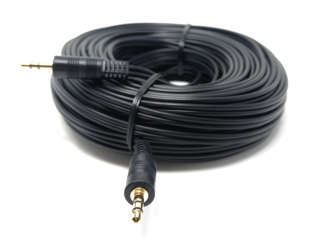 DRUT 3.5mm to 3.5mm Stereo Audio AUX Cable Gold Connectors, Small 3 pin Jack to Jack Speaker Lead