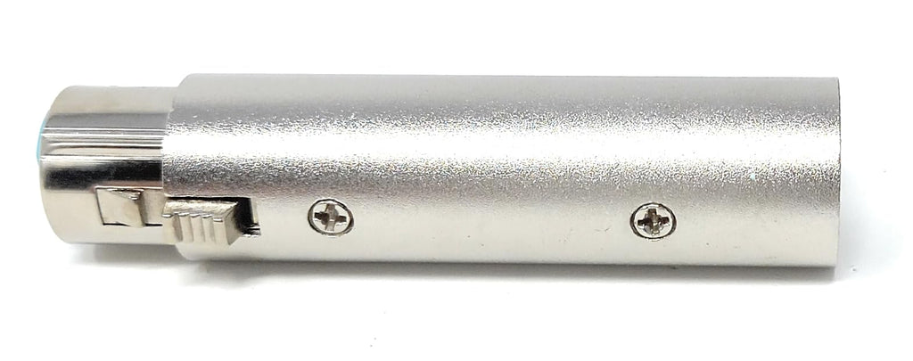 DRUT XLR 3-Pin Male to 5-Pin Female DMX Adapter – Audio, Video, Stage Light Converter, Joiner, Extender
