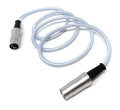 DRUT MIDI 5 Pin DIN Braided Screened Shielded Fully Wired Cable Lead for Midi Audio Equipment, White