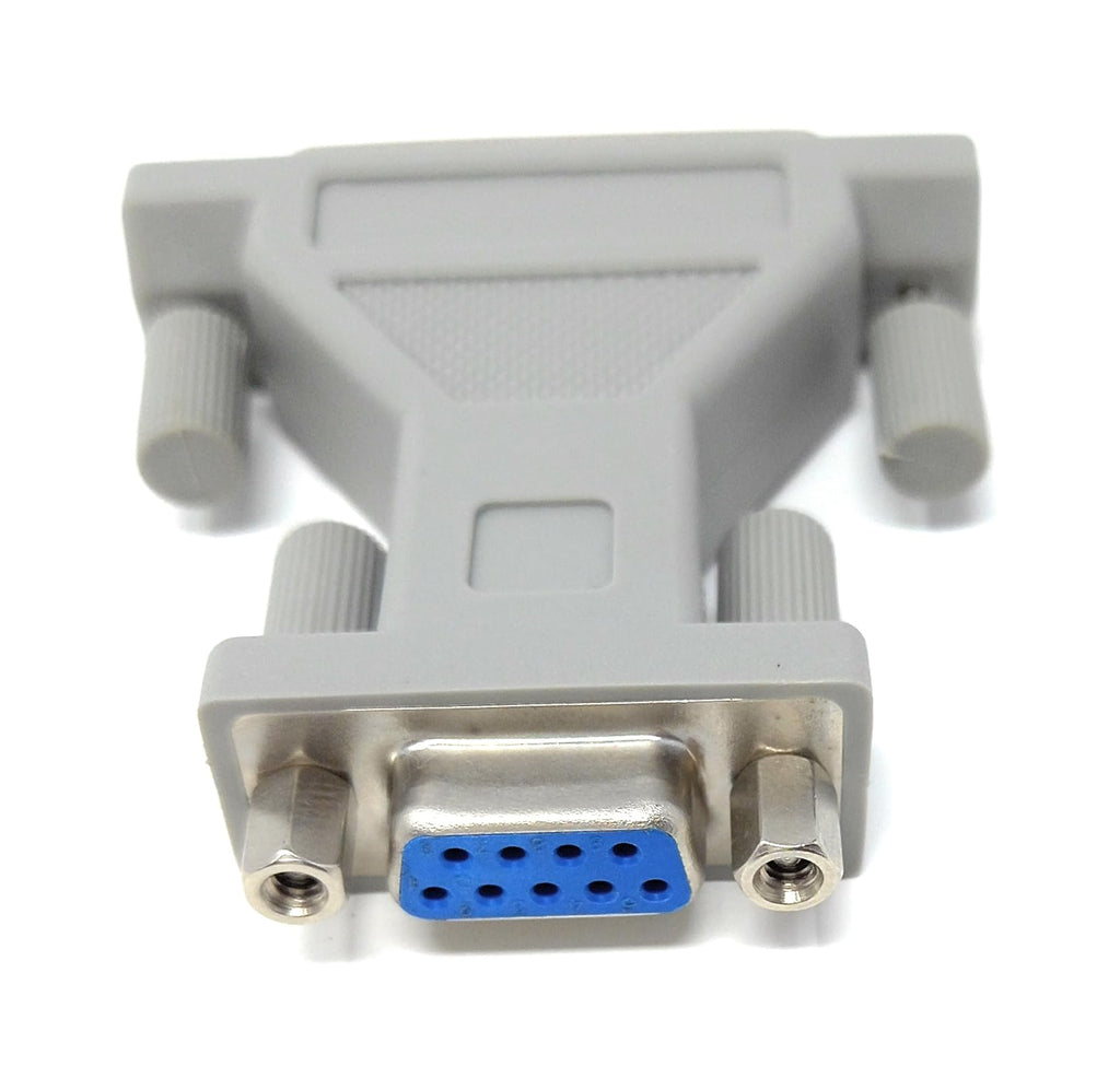 DRUT DB9 Female to DB25 Male Serial Adapter, 9-Pin to 25-Pin RS-232 Connector, Legacy Device Compatible