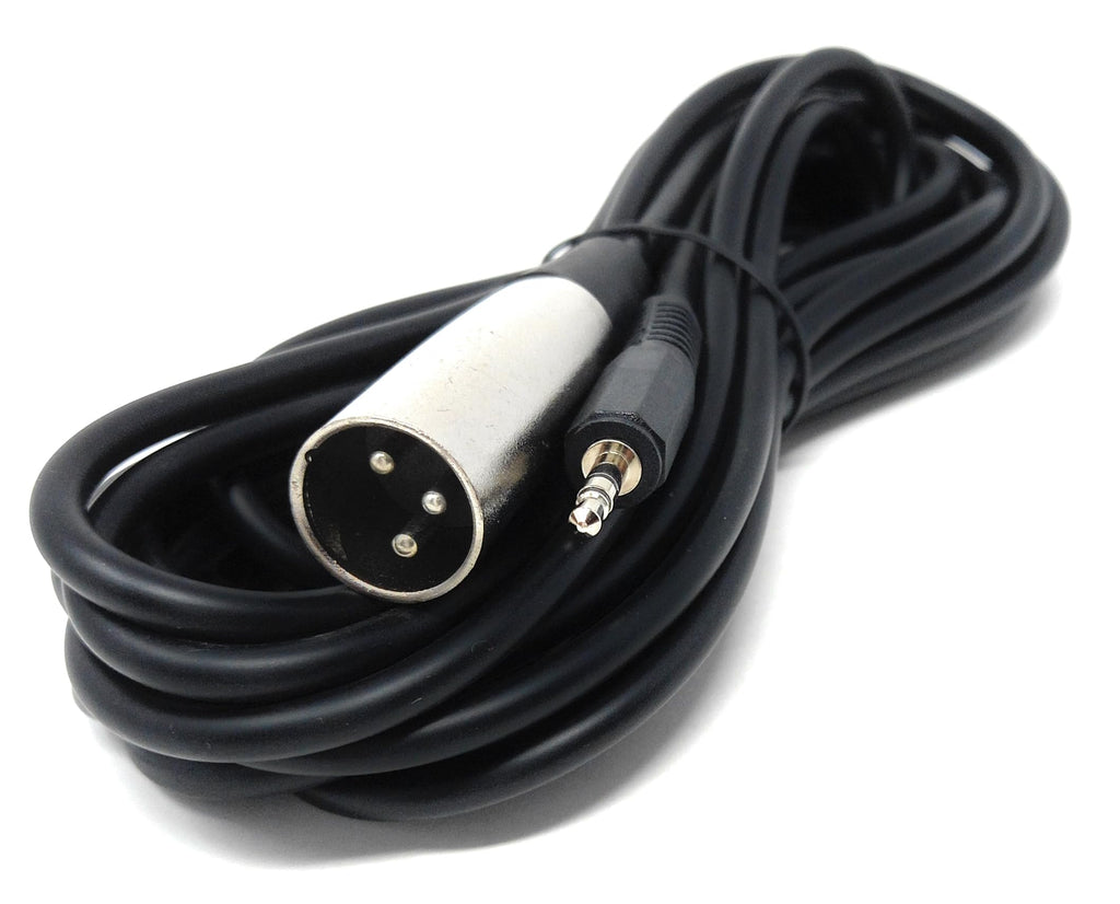 DRUT 3 Pin XLR Male to 3.5mm Stereo Jack Microphone, Audio Recording Lead Cable