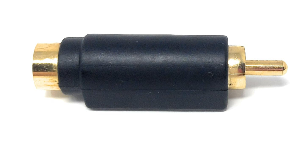 DRUT 1 pcs. S-Video/VHS Socket to RCA Phono Male Video Adapter Converter, 1pcs.