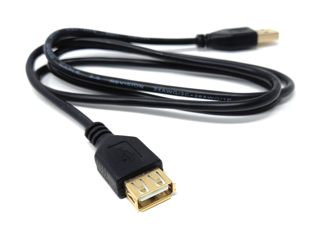 DRUT USB 2.0 Extension Lead 24AWG High Speed Cable A Plug to Socket Male to Female