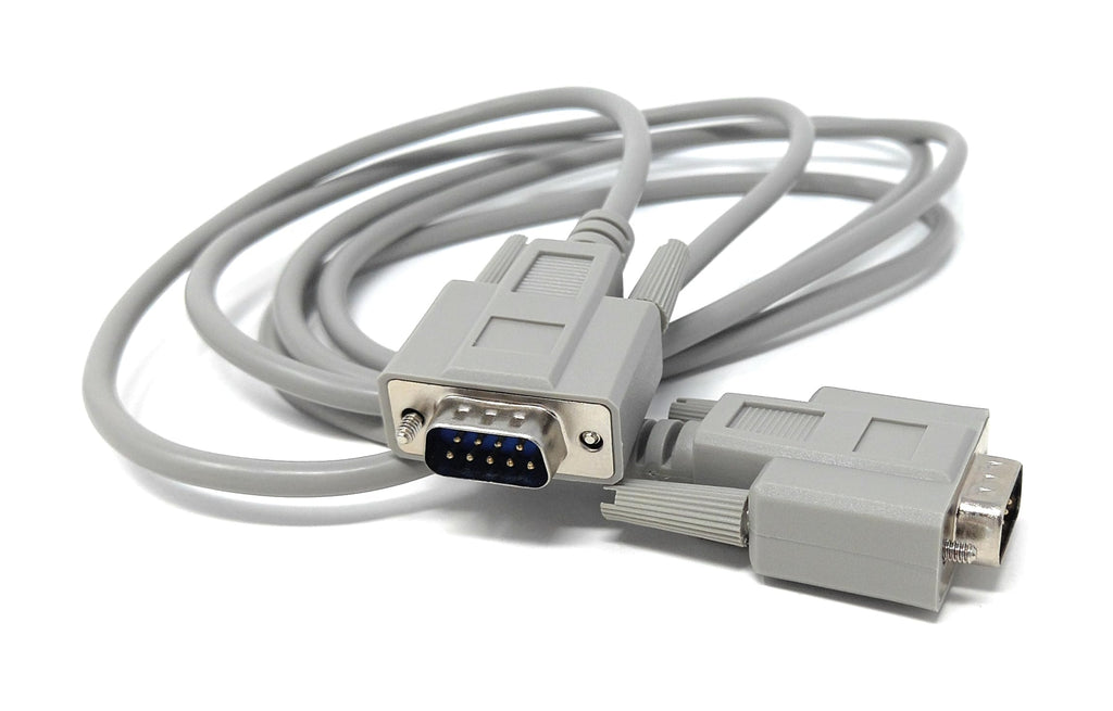 DRUT Serial 9-Pin Male to Male Cable (DB9 to DB9) – RS-232 Lead for Computer, Monitor, EGA & Serial Connectivity (VGA 9pin)