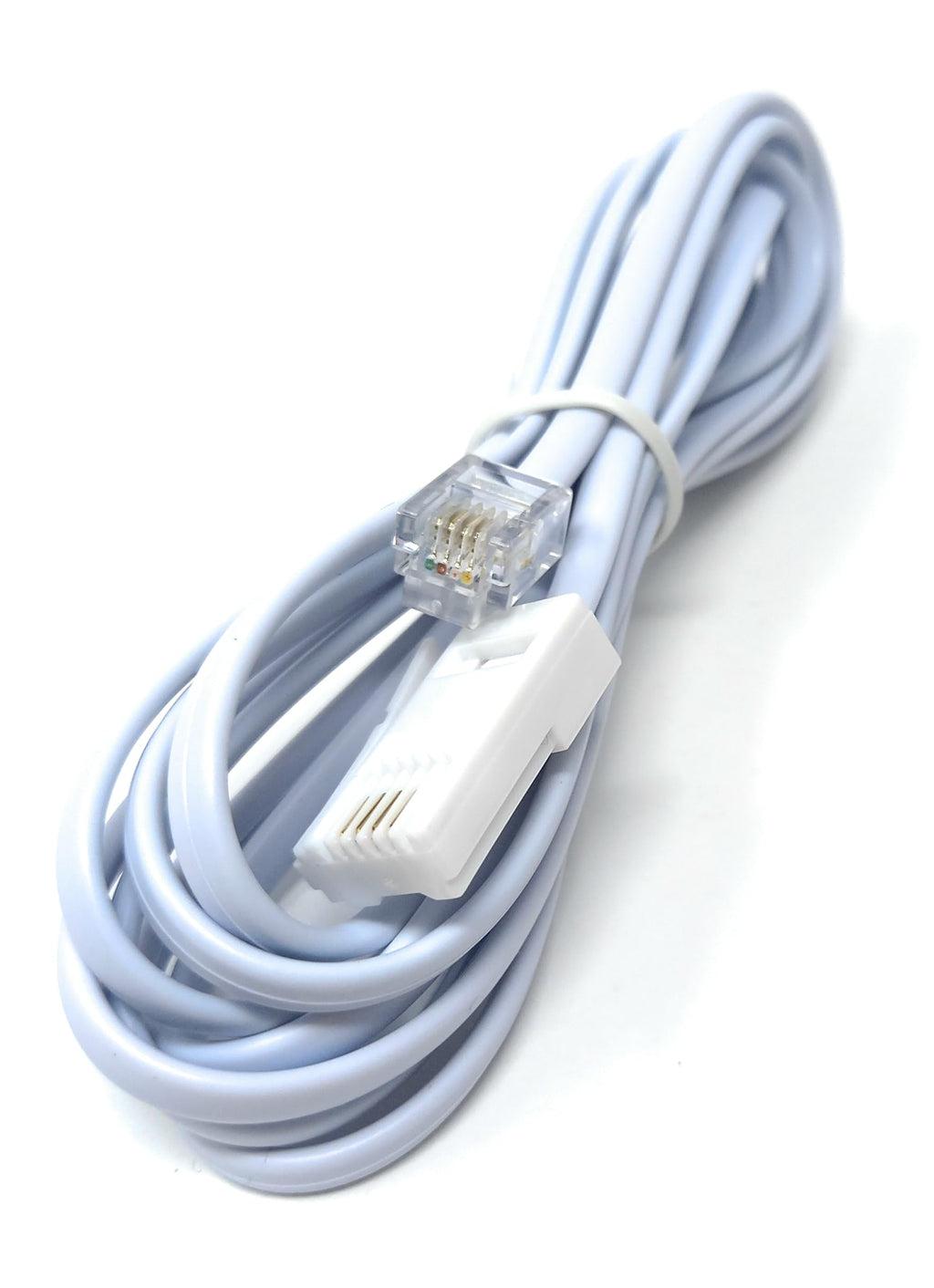 DRUT 2m BT to RJ11 4 Wire (431A) Male to Male UK Telephone Modem Lead Cable 6.5ft Black