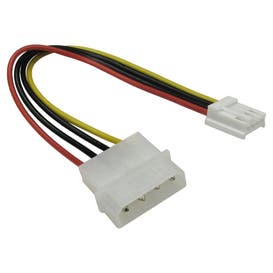 Molex to 3.5 Floppy Drive Power Cable 0.18m