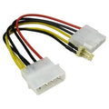 Molex Extension Cable with 3 Pin Fan Connector