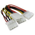 Molex to Three Molex Power Splitter Cable