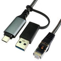 USB-C to RJ45 Gigabit Ethernet Cable (Various Lengths)