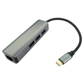 USB Type-C Gigabit Lan with 3 Port Type A Hub