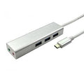 USB Type-C to USB 3.0 3port hub + 2.1CH sound card