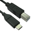 USB2.0 Type-C to Type B Cable (Various Lengths)