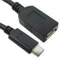 5 Gbps Type-C (M) to Type A (F) Cable (Various Lengths)