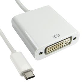 15cm Leaded USB Type-C (M) to DVI (F) Adapter
