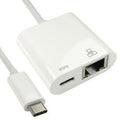 15cm Leaded USB Type-C to Gigabit Ethernet Adapter with PD Function