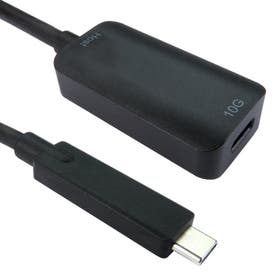 USB C Bus Powered Extension M-F + In Built Booster (Various Lengths)