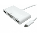 USB Type-C to HDMI, DisplayPort and DVI