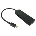 15cm Leaded USB Type-C to HDMI, USB & Gigabit Adapter with PD Function