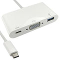 15cm Leaded USB Type-C to VGA & USB Adapter with PD Function